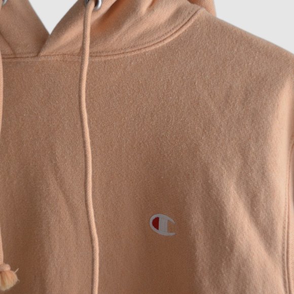 Champion UO Exclusive Reverse Weave Hoodie – Peach, Size S, Cozy & Stylish - Picture 2 of 3